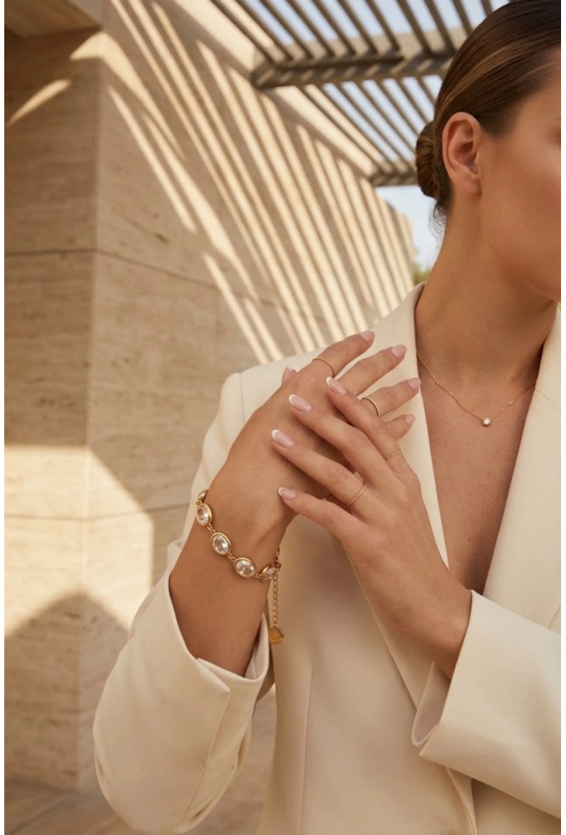 Bracelet Cristal Translucide – Éclat Précieux & Coloré