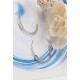 Boucle d'oreille acier