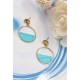 Boucle d'oreille acier