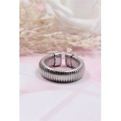 Bague ajustable maille en acier inoxydable