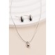 Collier goutte en acier inoxydable