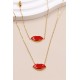 Collier bouche en acier inoxydable.