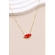 Collier bouche en acier inoxydable.