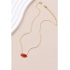 Collier bouche en acier inoxydable.