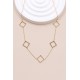 Collier losange en acier inoxydable